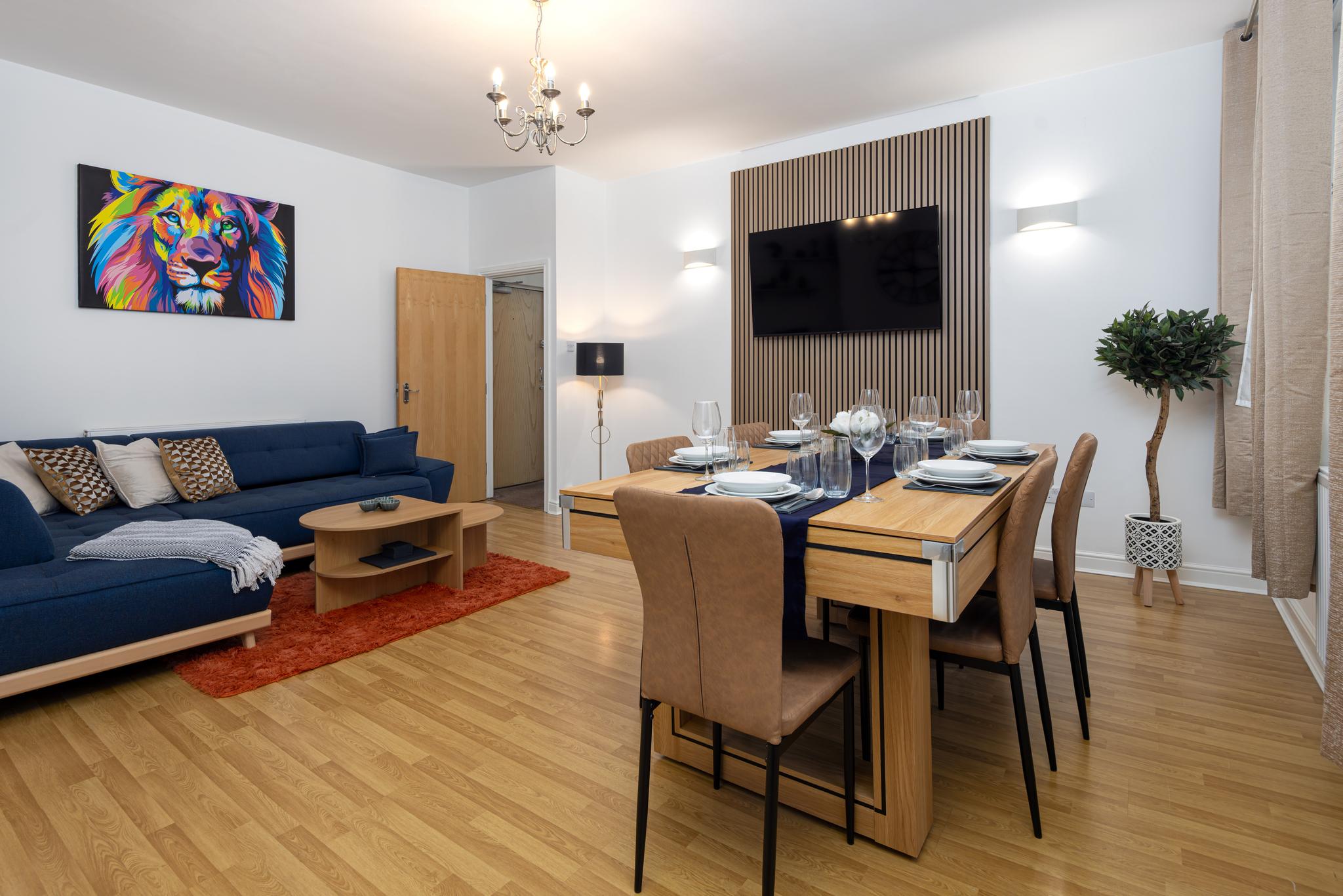 Luxury City Flat | Games Table | Cavern Quarter1